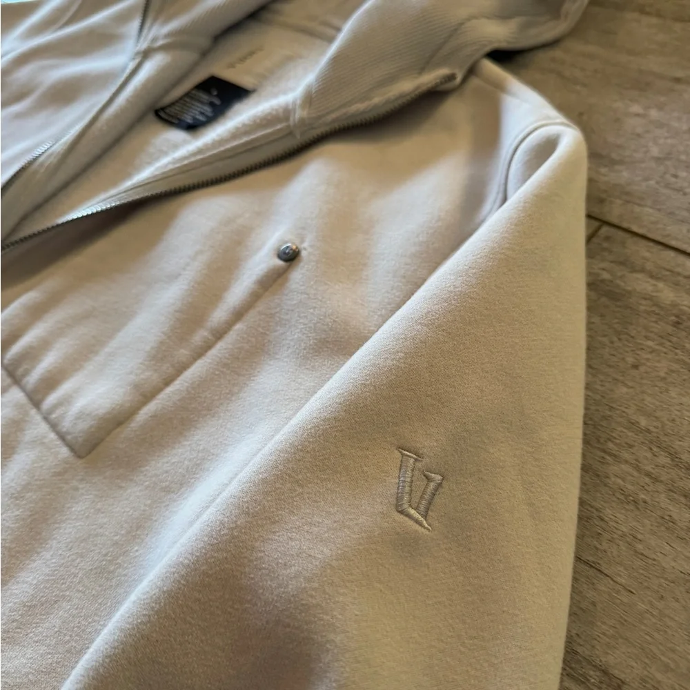 Vuori Men's Seaside Full Zip Salt Hoodie Size Medium - Picture 5 of 6